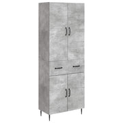 Set ormara 2 pcs Betonska siva 66 x 34,5 x 89,5 cm