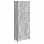 Set ormara 2 pcs Siva Sonoma Konstruirano drvo