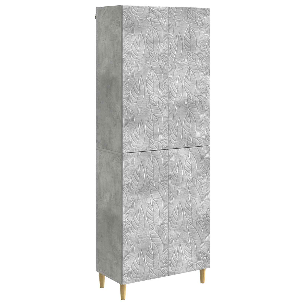 Set ormara 2 pcs Betonska siva Konstruirano drvo