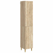 Set ormara 2 pcs Hrast sonoma Konstruirano drvo