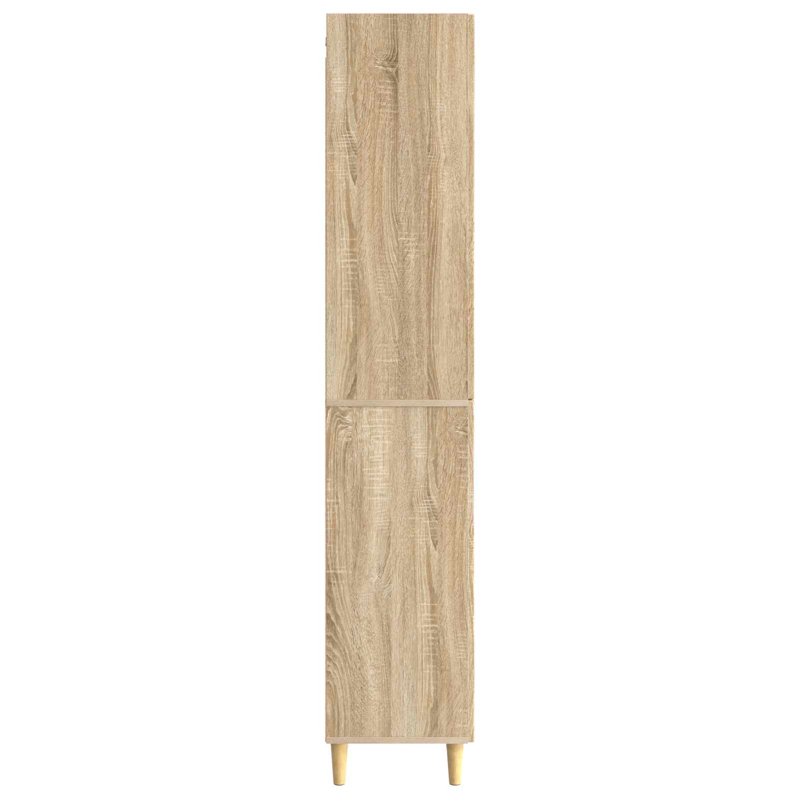 Set ormara 2 pcs Hrast sonoma Konstruirano drvo