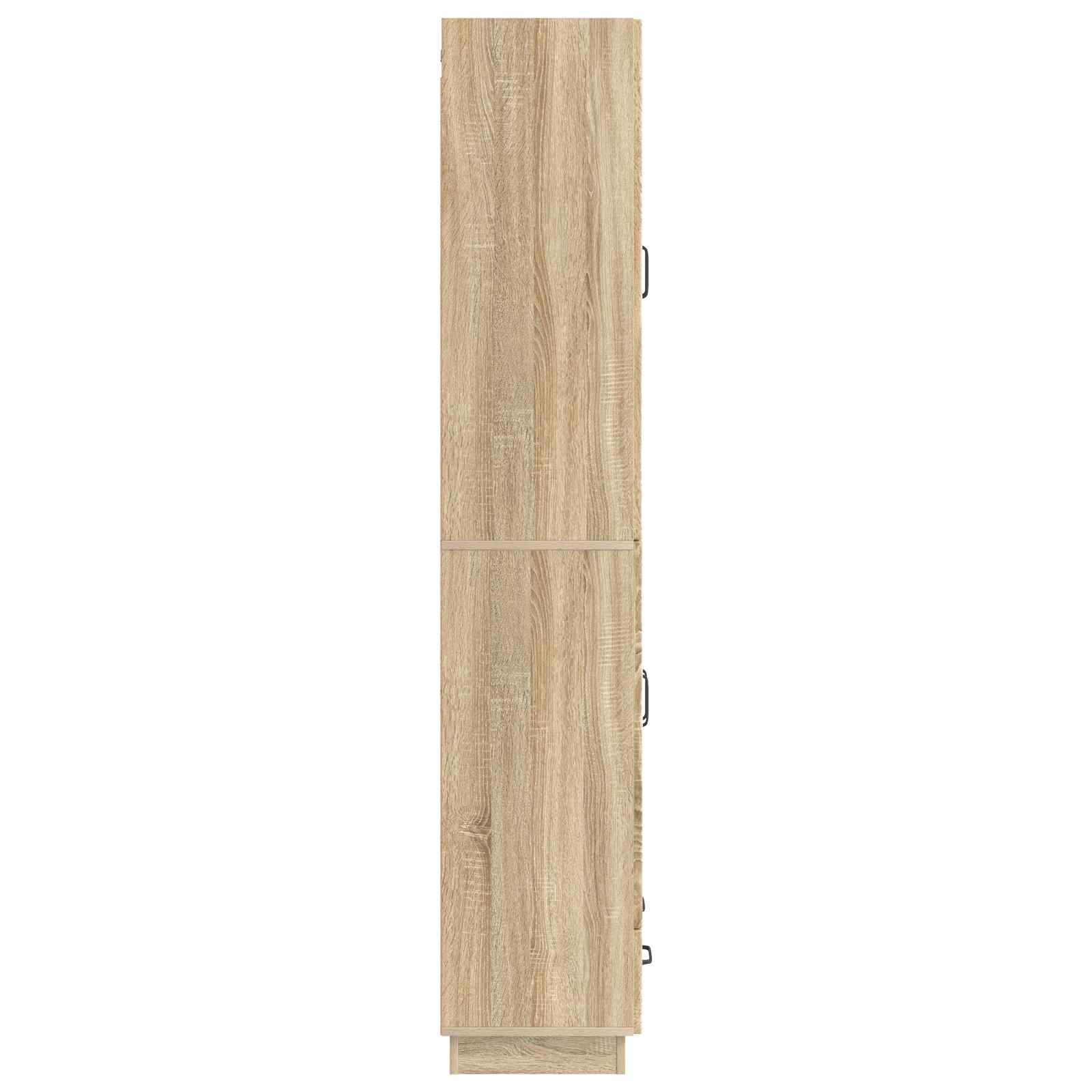 Set ormara 2 pcs Hrast sonoma Konstruirano drvo