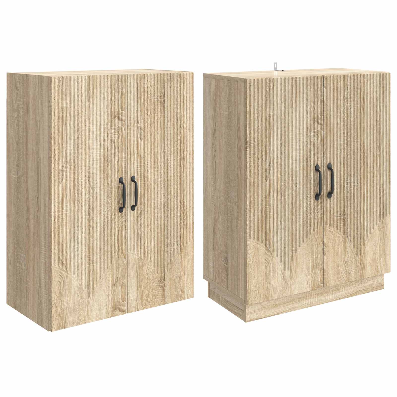 Set ormara 2 pcs Hrast sonoma Konstruirano drvo