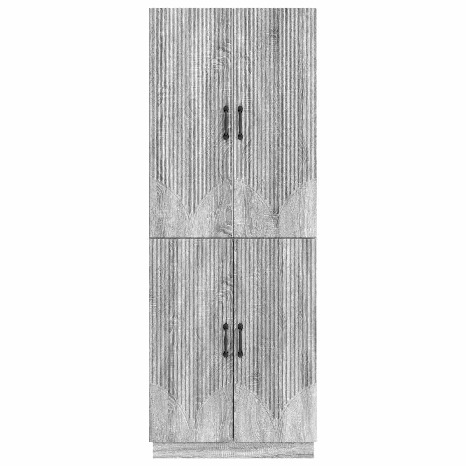Set ormara 2 pcs Siva Sonoma Konstruirano drvo