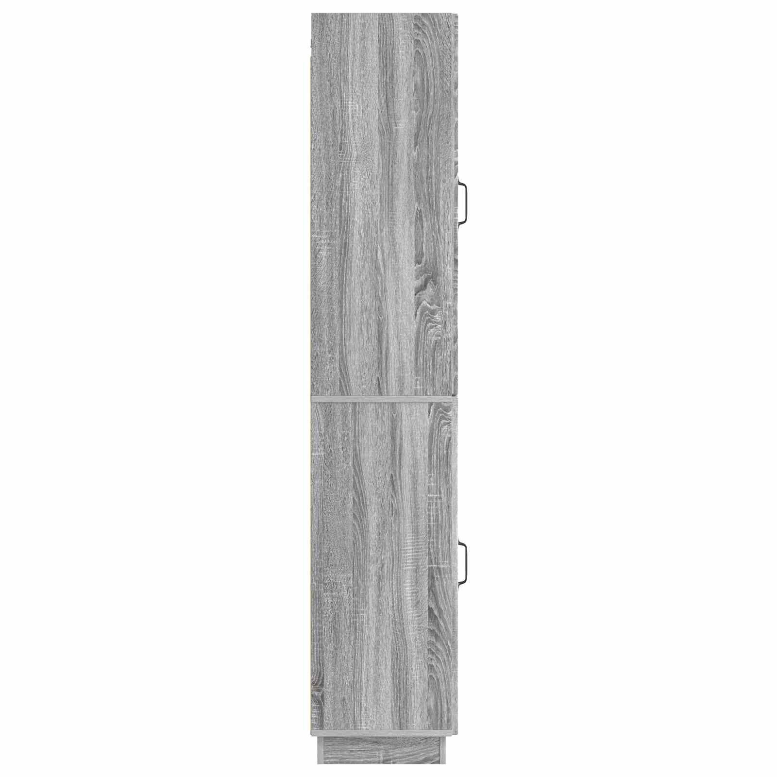 Set ormara 2 pcs Siva Sonoma Konstruirano drvo