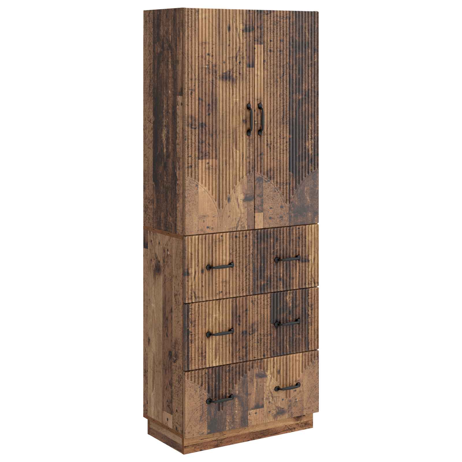 Set ormara 2 pcs Staro drvo 66 x 34,5 x 87 cm Konstruirano drvo