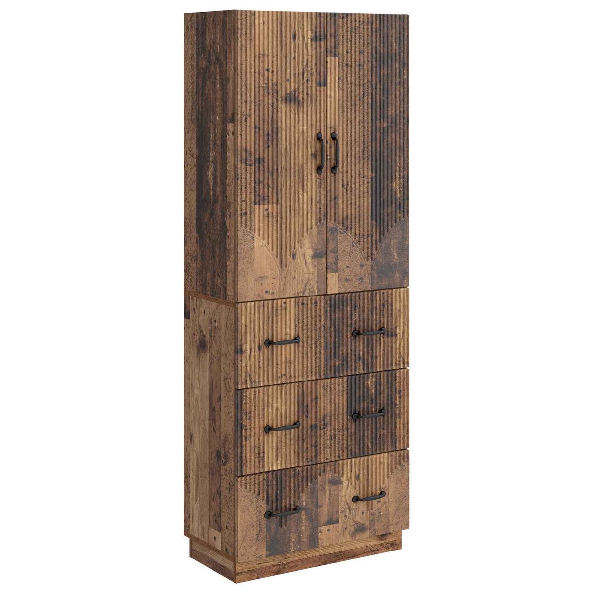 Set ormara 2 pcs Staro drvo 66 x 34,5 x 87 cm Konstruirano drvo