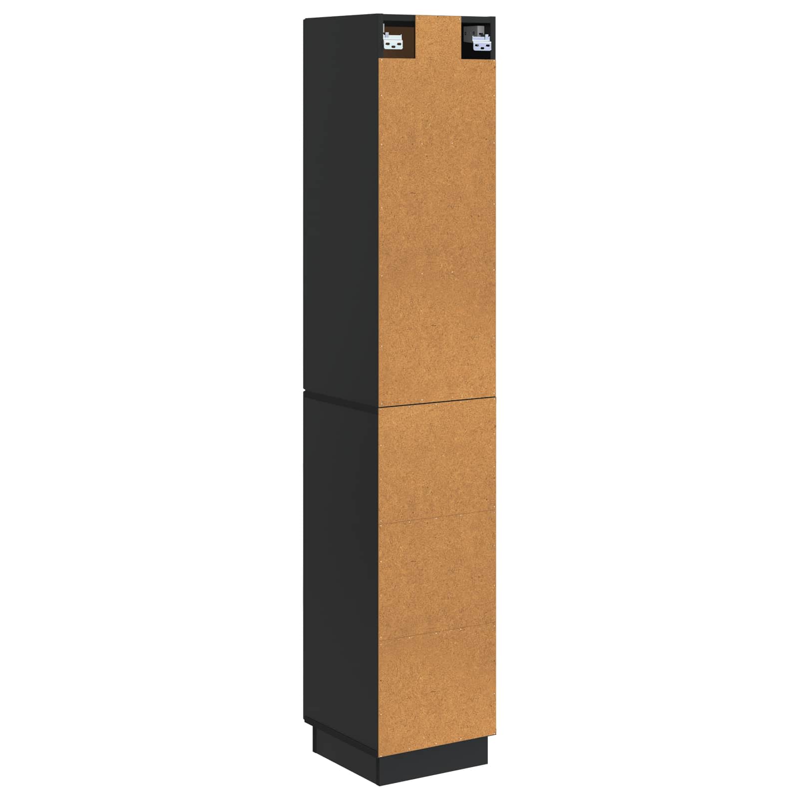 Set ormara 2 pcs Crna 33 x 34,5 x 87 cm Konstruirano drvo