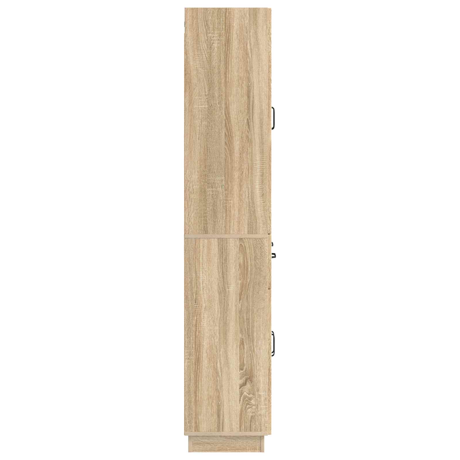 Set ormara 2 pcs Hrast sonoma Konstruirano drvo
