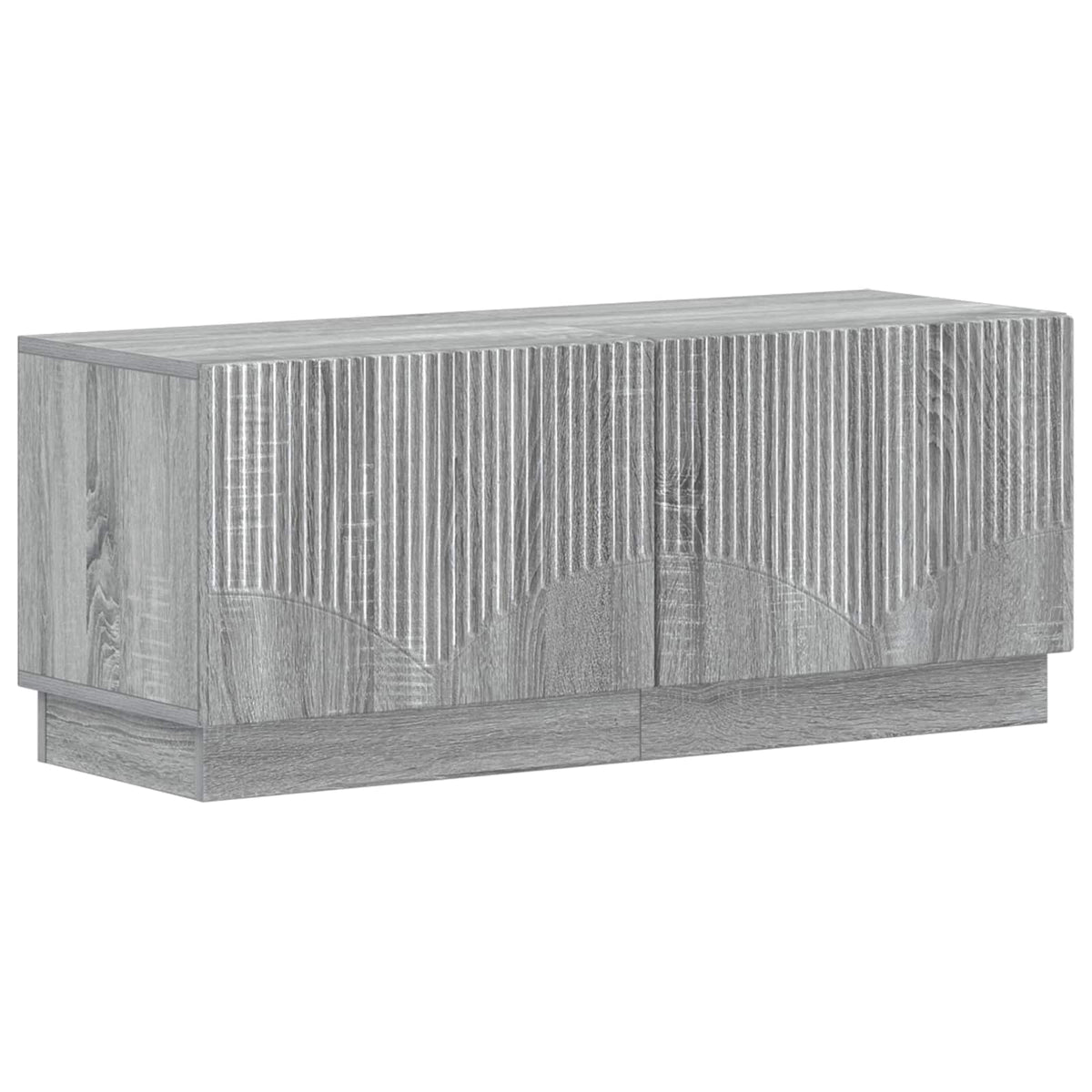 LED TV kabinet HOORN 3 kom. Siva Sonoma Konstruirano drvo 100 x 35 x 40 cm