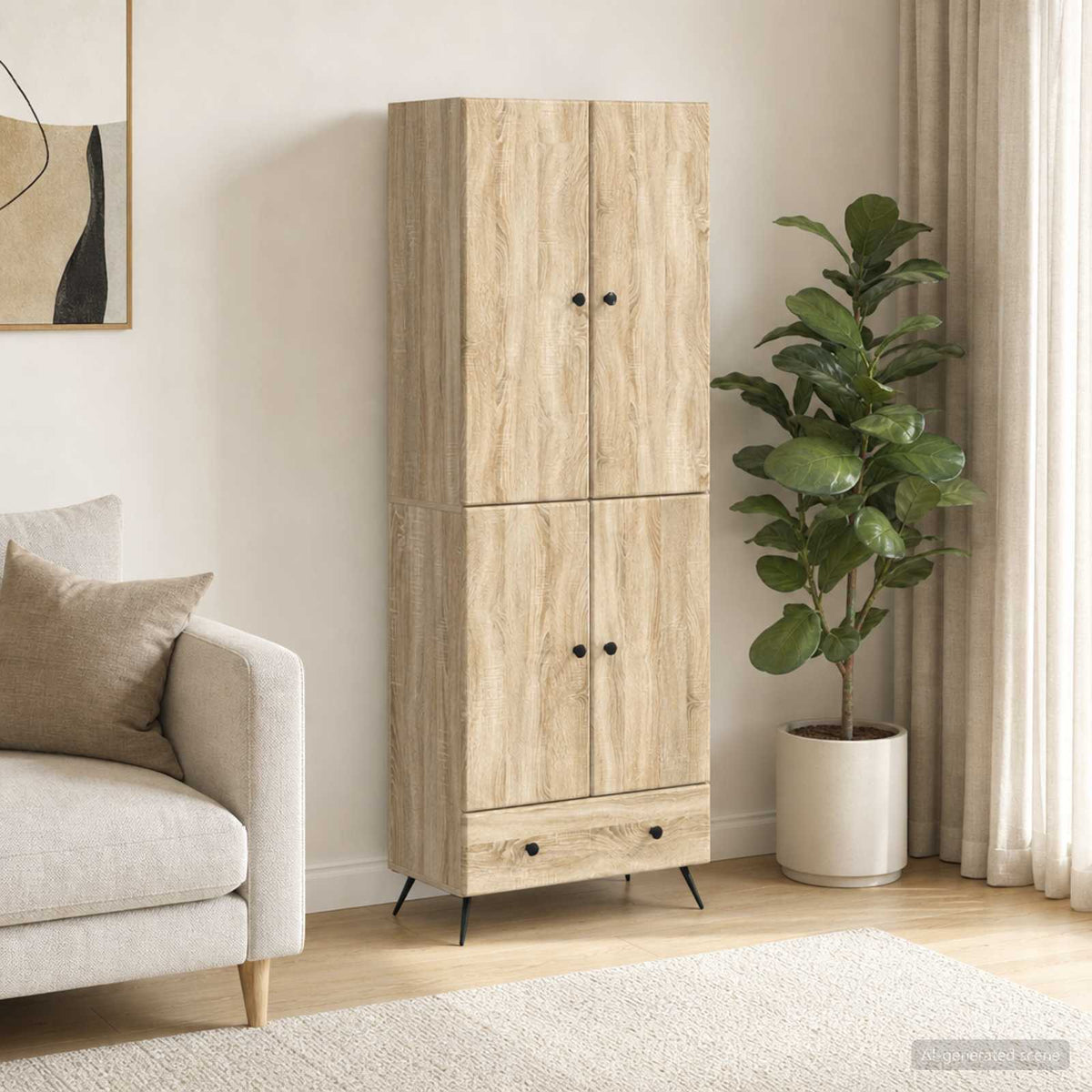 Set ormara 2 pcs Konstruirano drvo