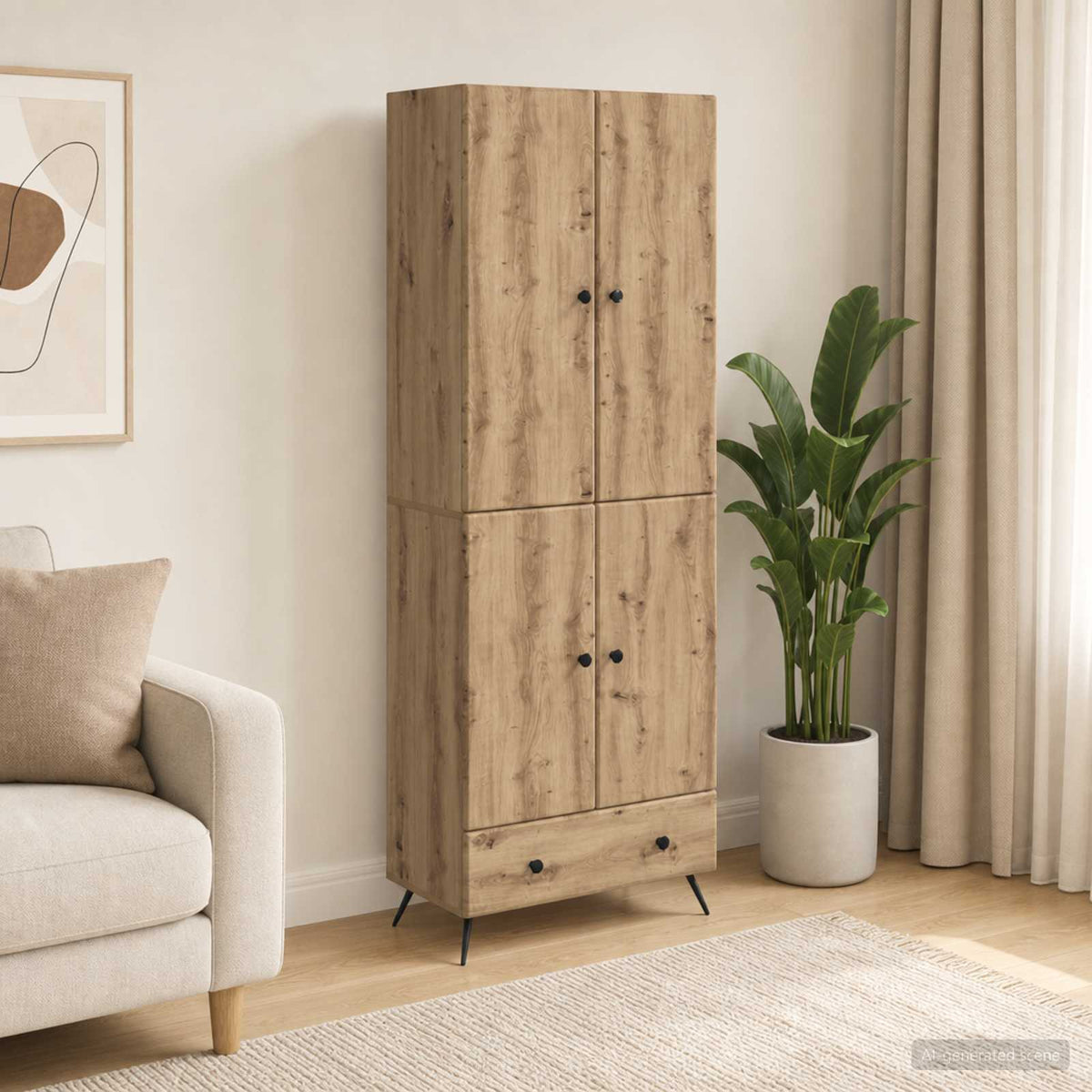 Set ormara 2 pcs Konstruirano drvo