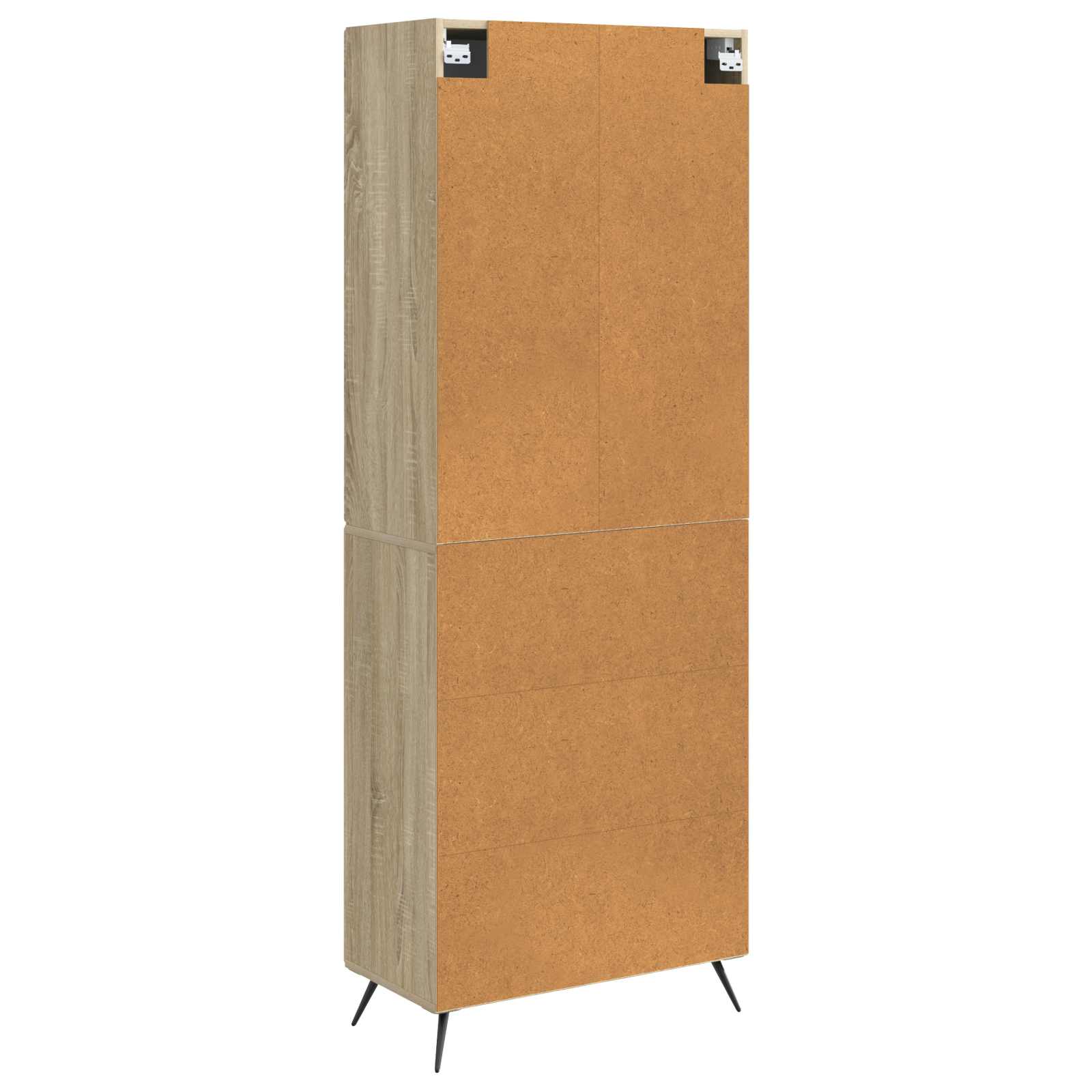 Set ormara 2 pcs Hrast sonoma Konstruirano drvo