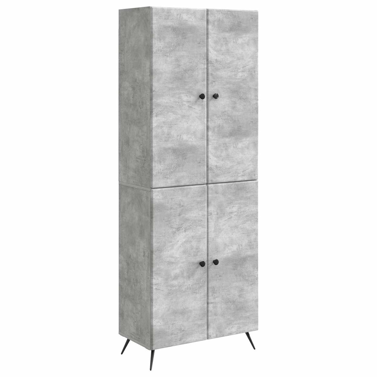 Set ormara 2 kom. Betonska siva Konstruirano drvo 69 x 34,5 x 90 cm