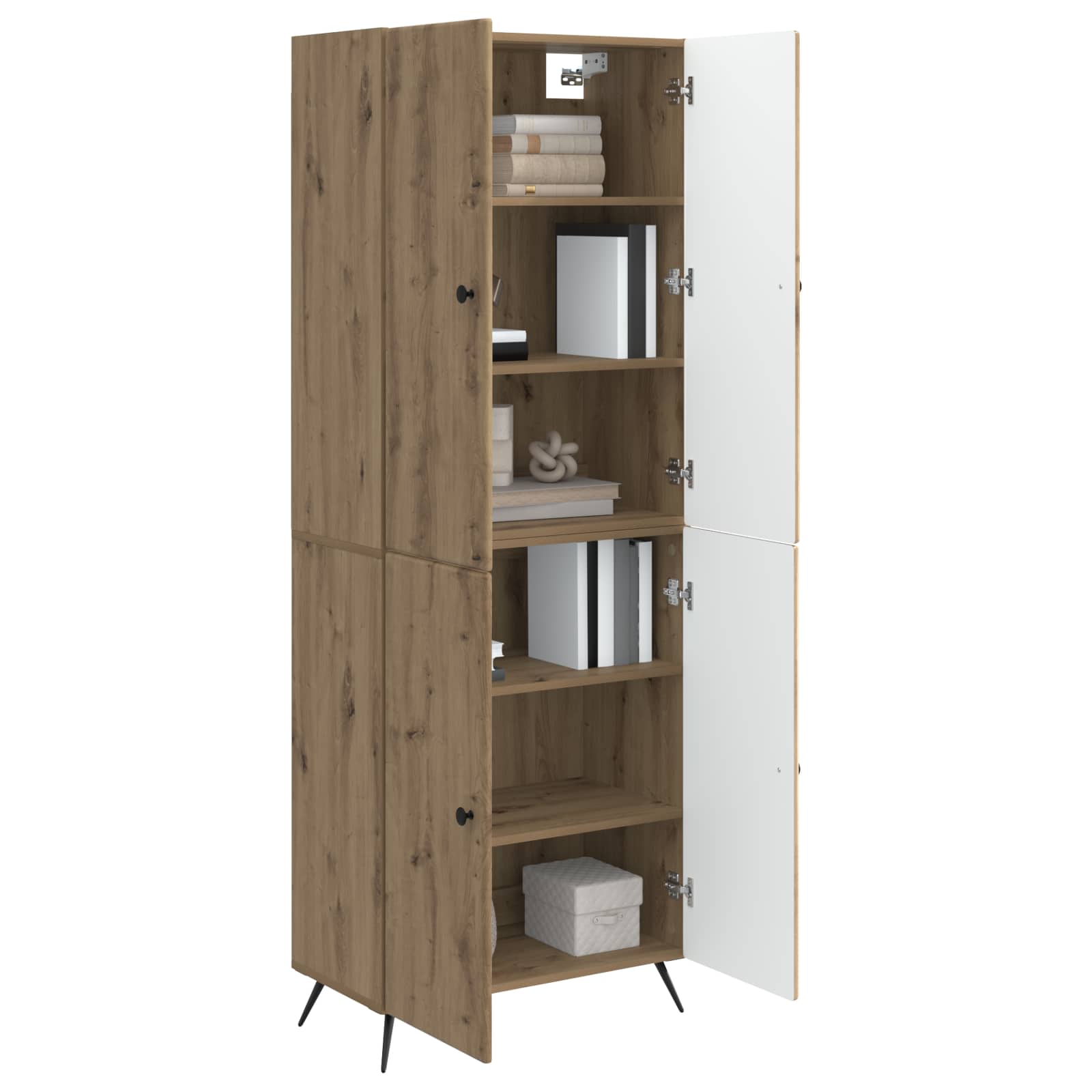 Set ormara 2 pcs Hrast artisan Konstruirano drvo