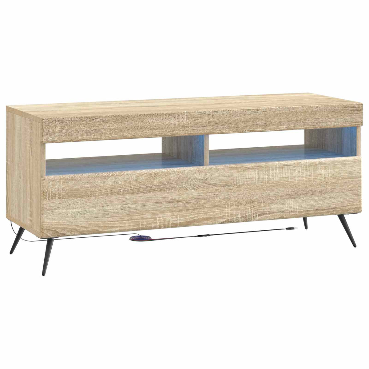5-dijelni LED TV ormarić Hrast sonoma Konstruirano drvo