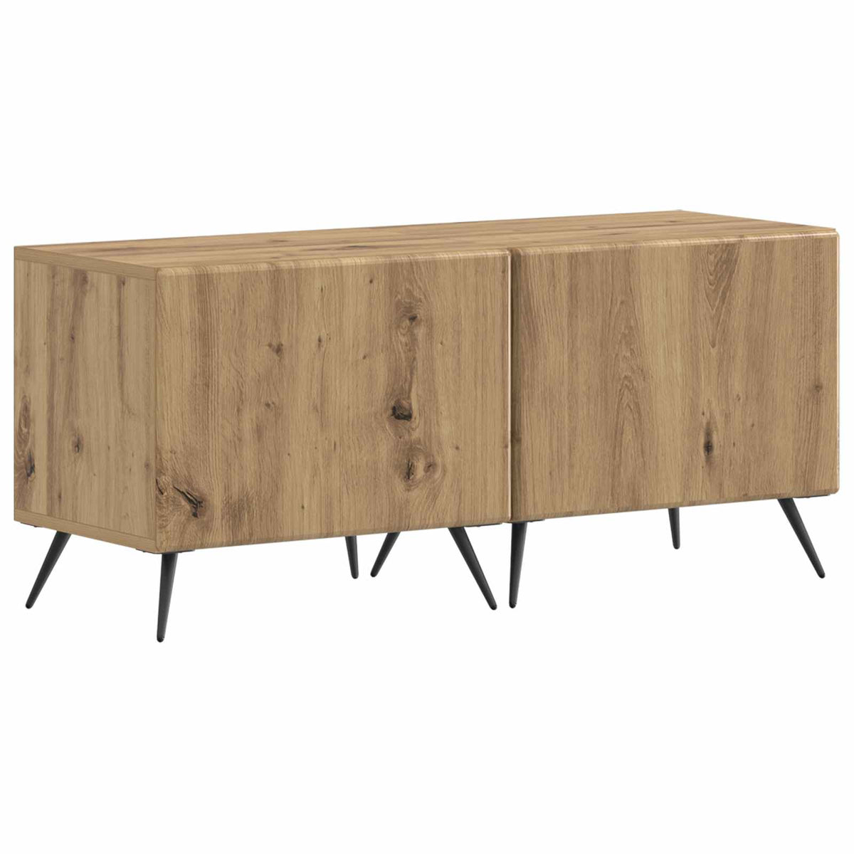 5-dijelni LED TV ormarić Hrast artisan Konstruirano drvo