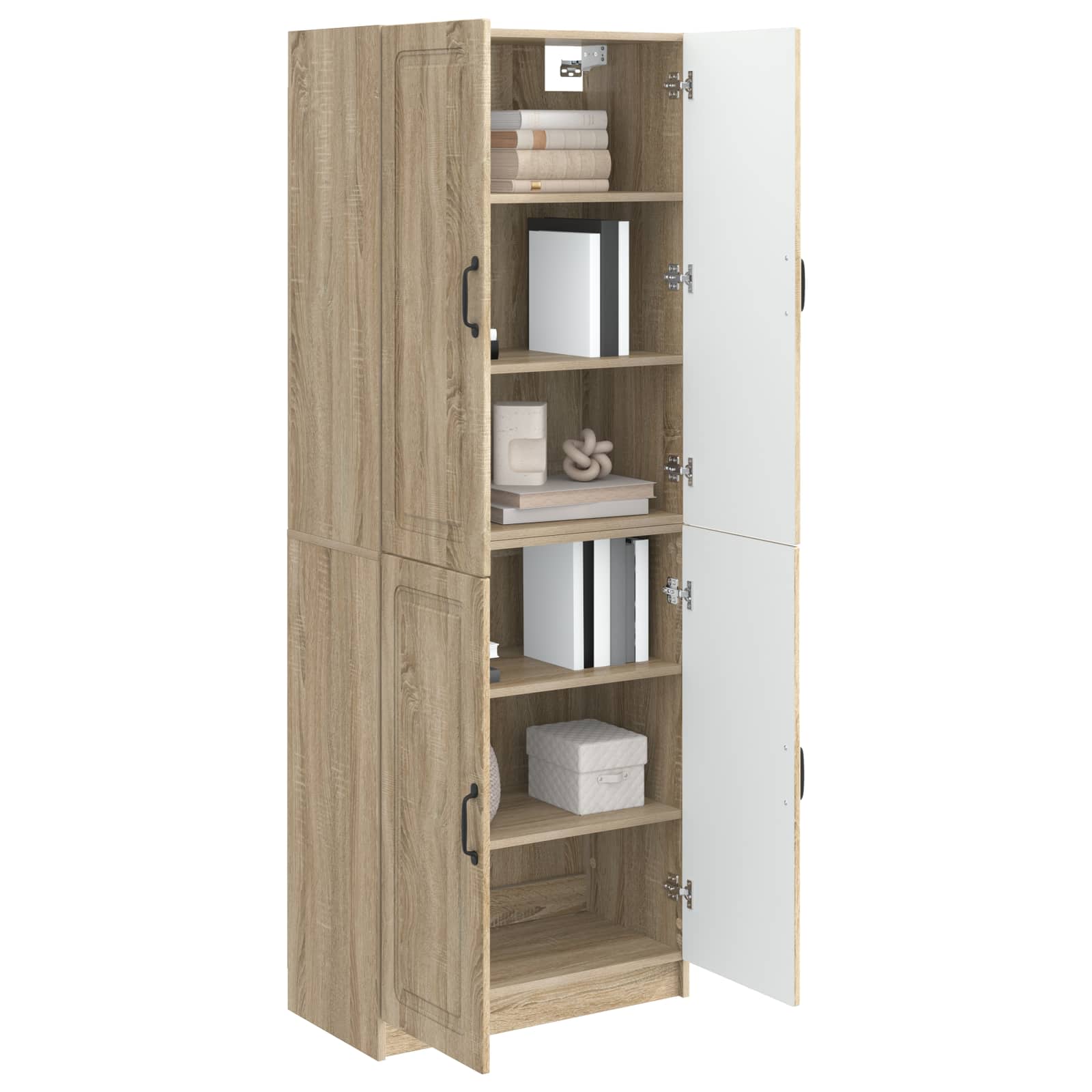 Set ormara 2 pcs Hrast sonoma Konstruirano drvo