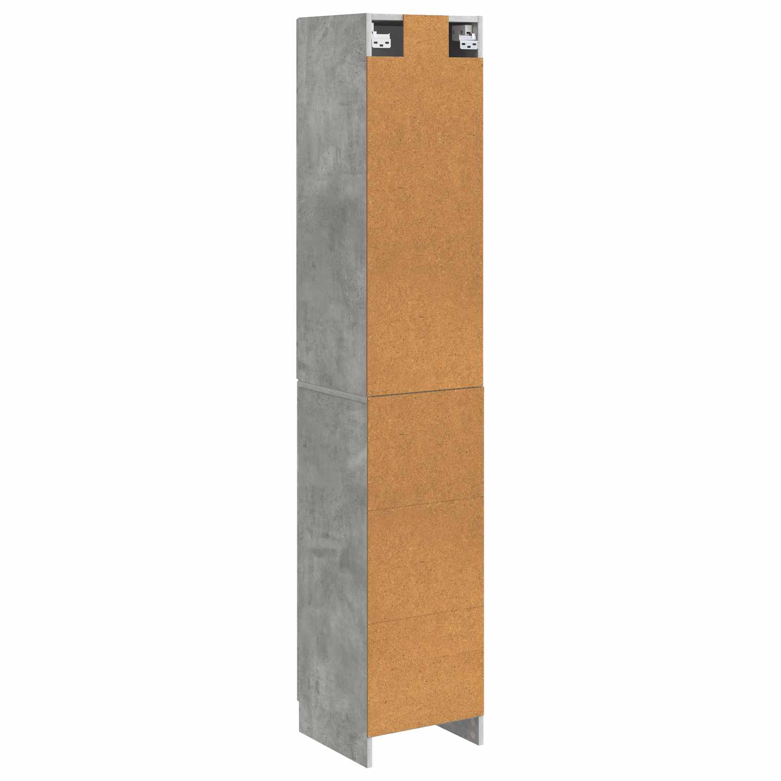 Set ormara 2 pcs Betonska siva Konstruirano drvo