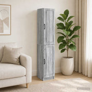 Set ormara 2 kom. Siva Sonoma Konstruirano drvo 33 x 34,5 x 87 cm