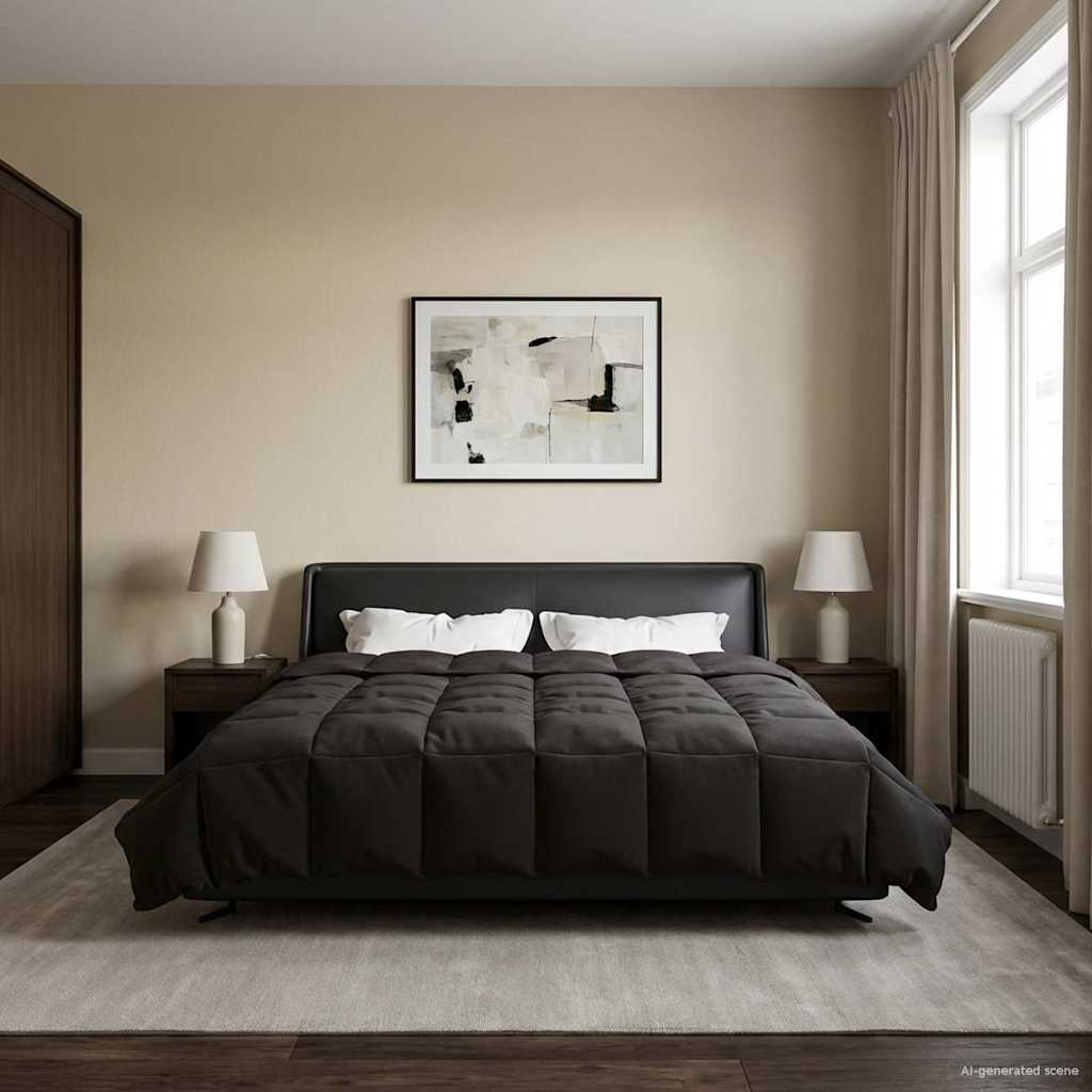 Ljetni pokrivač Šonerisan Antracit 220 x 260 cm Mikrovlakna