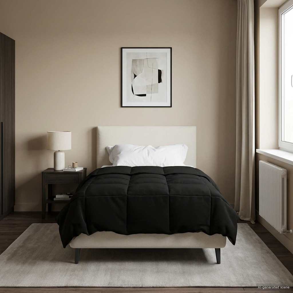 Ljetni pokrivač Šonerisan Crna 140 x 220 cm Mikrovlakna