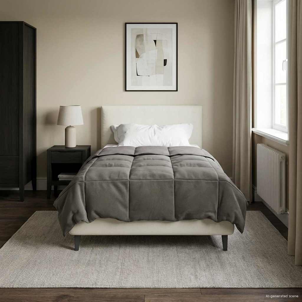 Puni pokrivač za cijelu godinu Svijetlo siva 155 x 220 cm