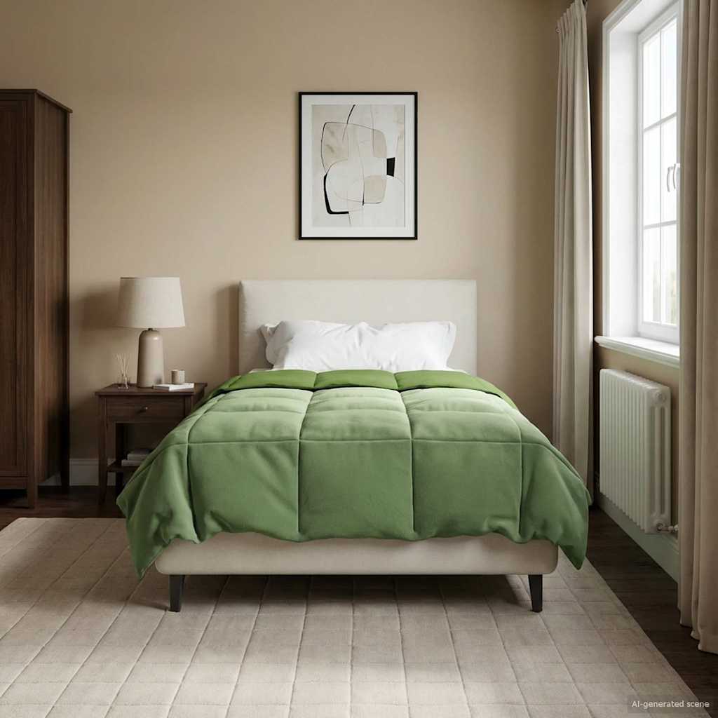 Puni pokrivač za cijelu godinu Zelena 140 x 200 cm Mikrovlakna