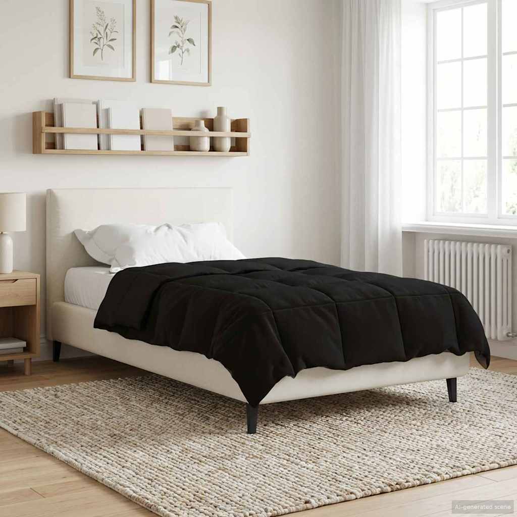 Zimska pokrivača Šonerisan Crna 140 x 220 cm Mikrovlakna