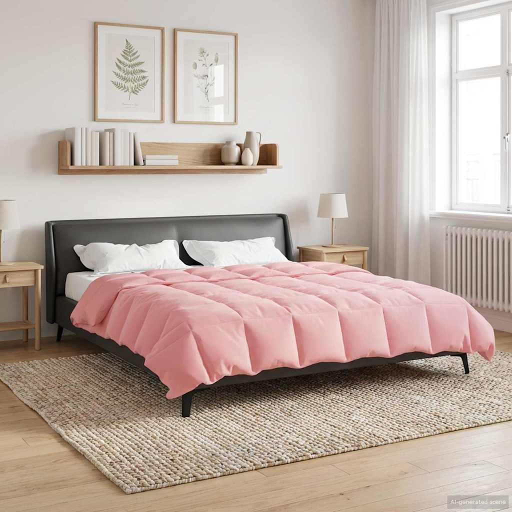 Zimska pokrivača Šonerisan Ružičasta 200 x 220 cm Mikrovlakna