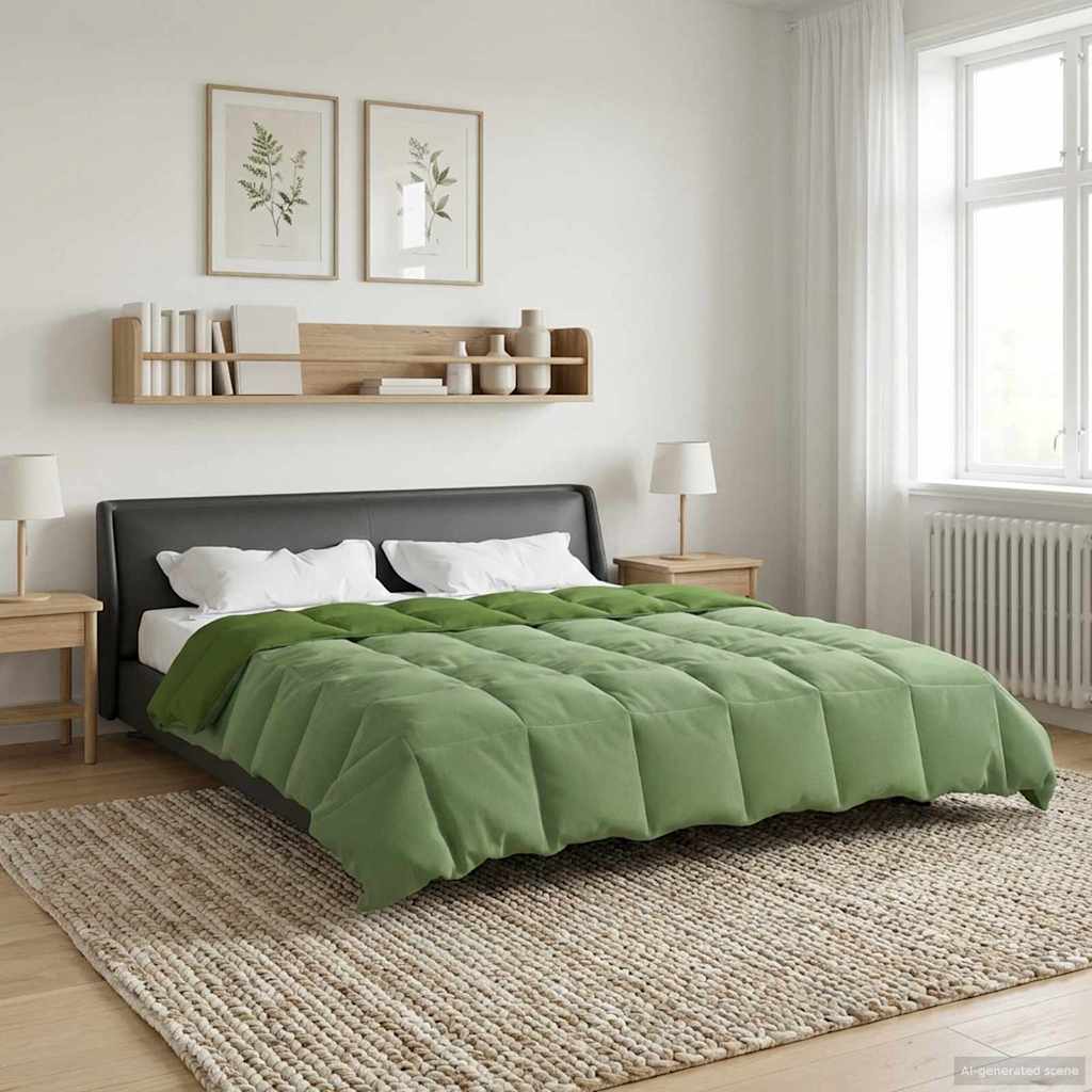 Zimska pokrivača Šonerisan Zelena 240 x 260 cm Mikrovlakna