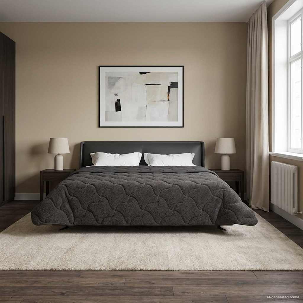 Puni pokrivač za cijelu godinu Šonerisan Antracit 200 x 240 cm