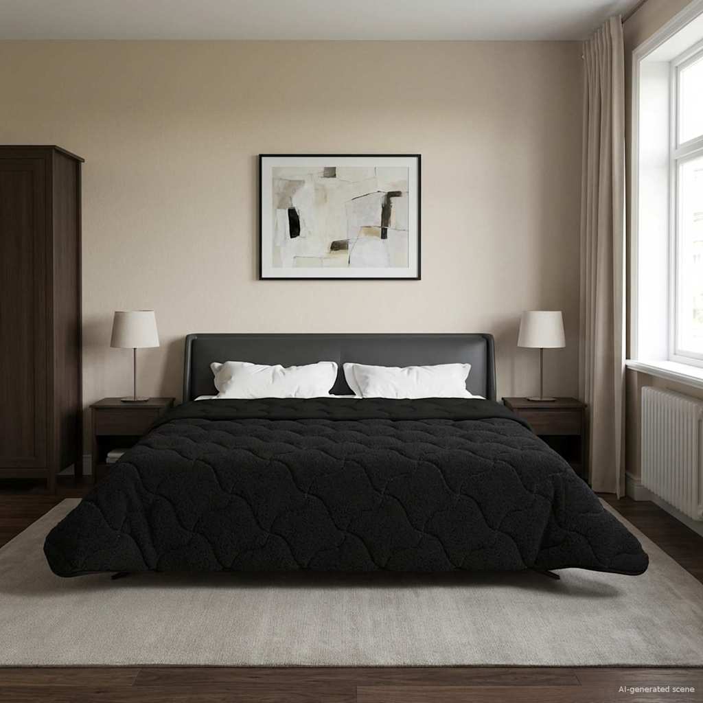 Puni pokrivač za cijelu godinu Šonerisan Crna 200 x 200 cm