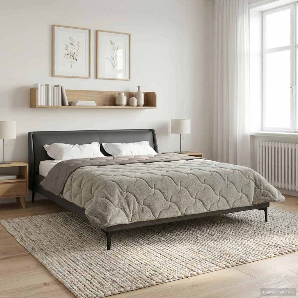 Zimska pokrivača Šonerisan Svjetlosiva 200 x 220 cm