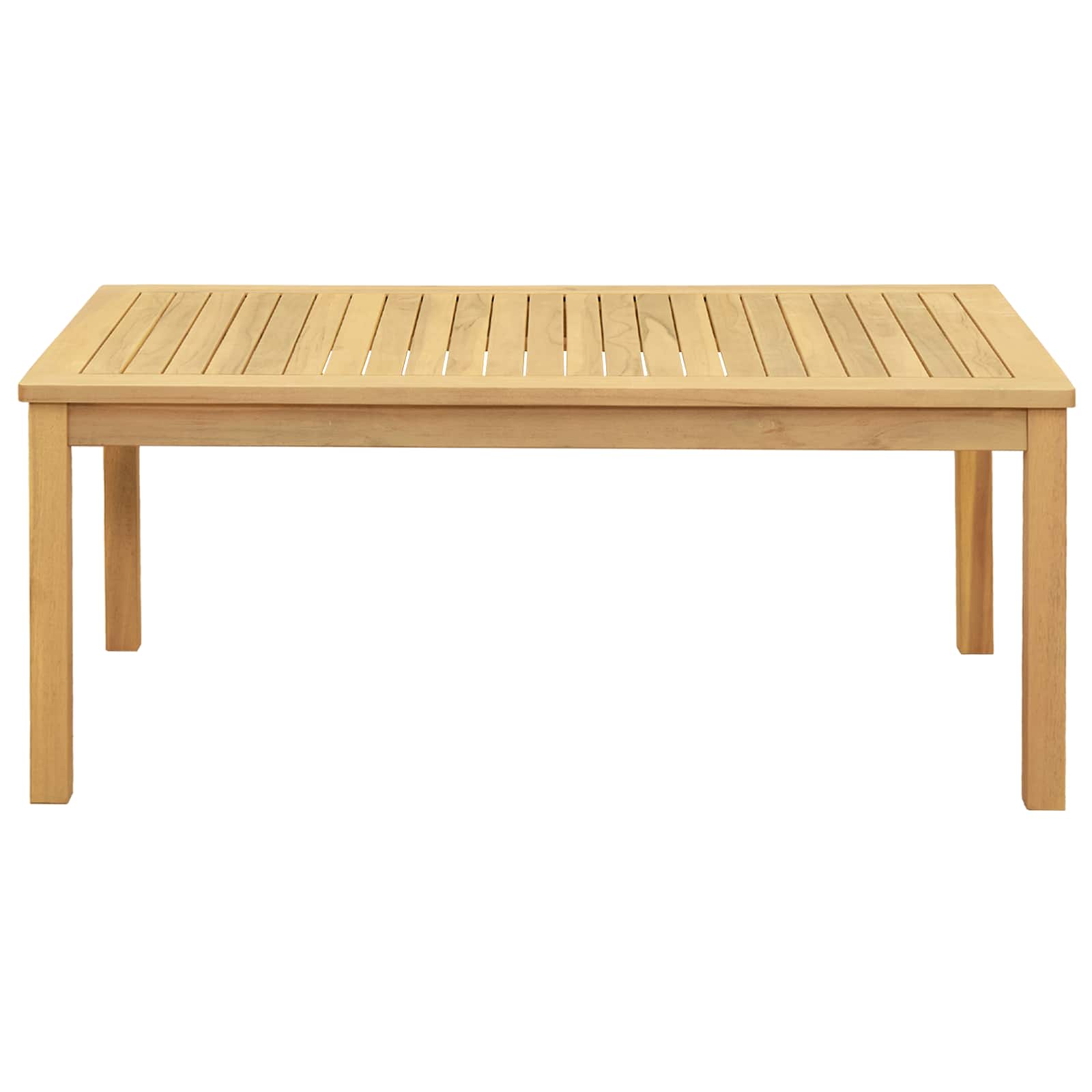Kava Stol Svijetla akacija 110 x 60 x 45 cm Čvrsto drvo akacije