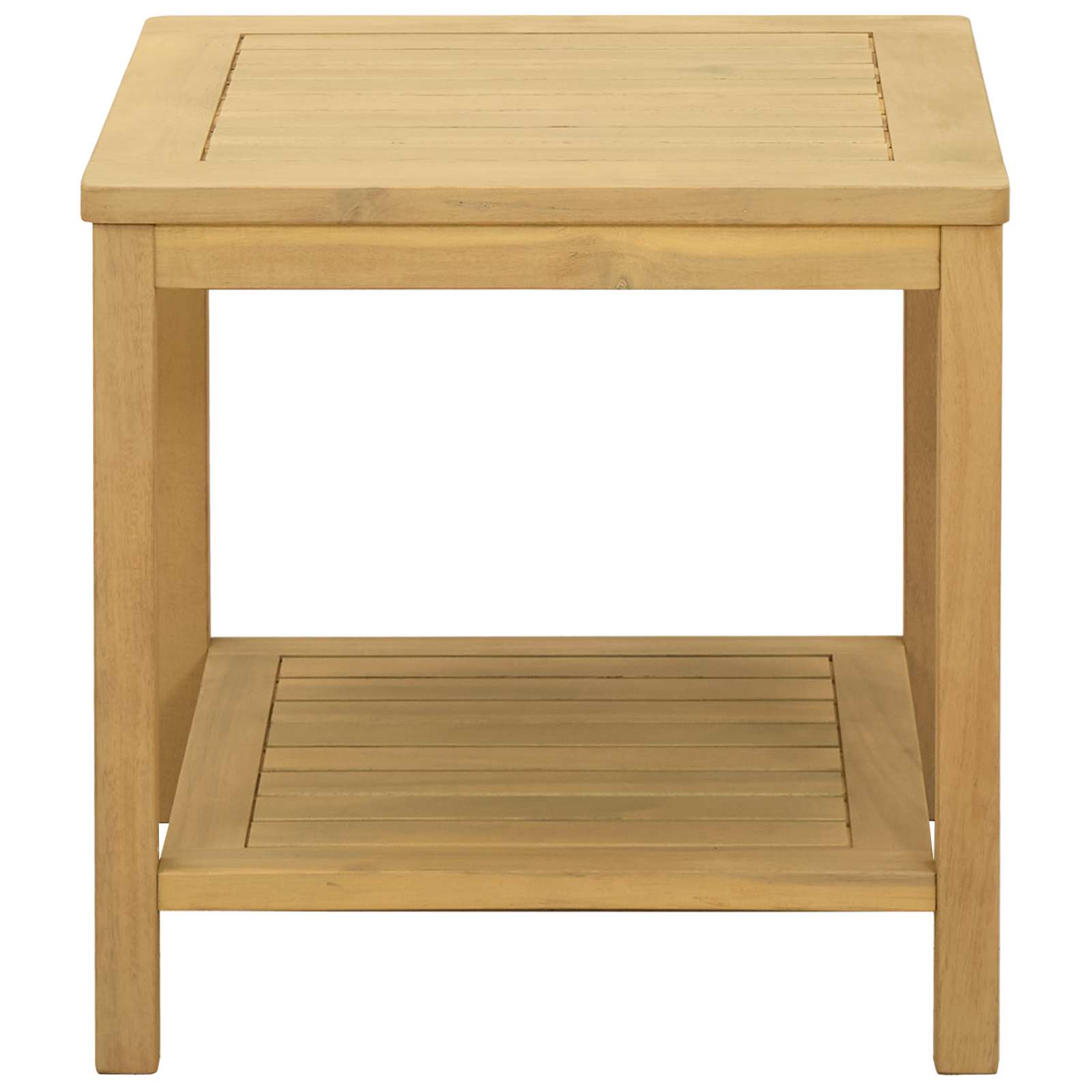 Bocni stol Prirodna nafta 45 x 45 x 45 cm Čvrsto drvo akacije
