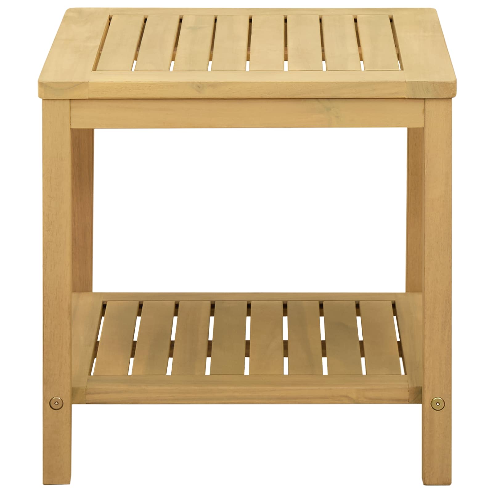 Bocni stol Prirodna nafta 45 x 45 x 45 cm Čvrsto drvo akacije