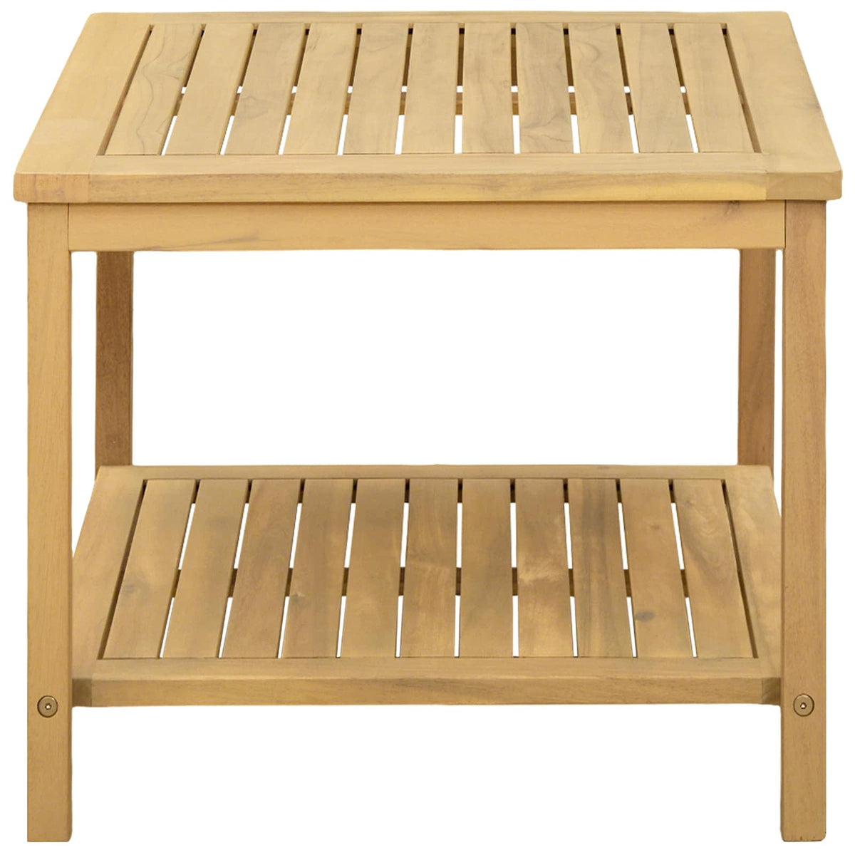 Bocni stol Prirodna nafta 50 x 35 x 45 cm Čvrsto drvo akacije