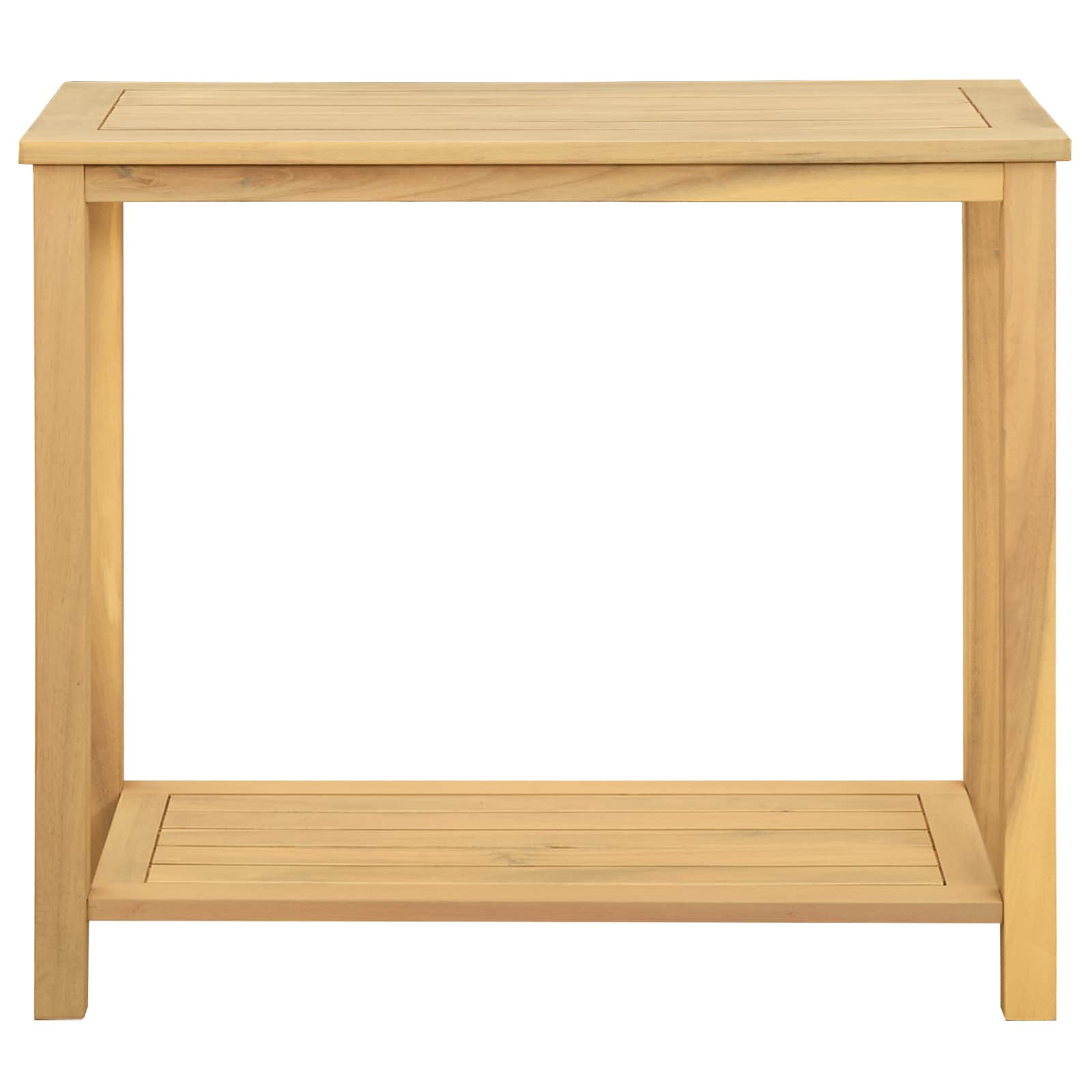 Vrtna konzola s pohranom Svijetla akacija 80 x 35 x 75 cm