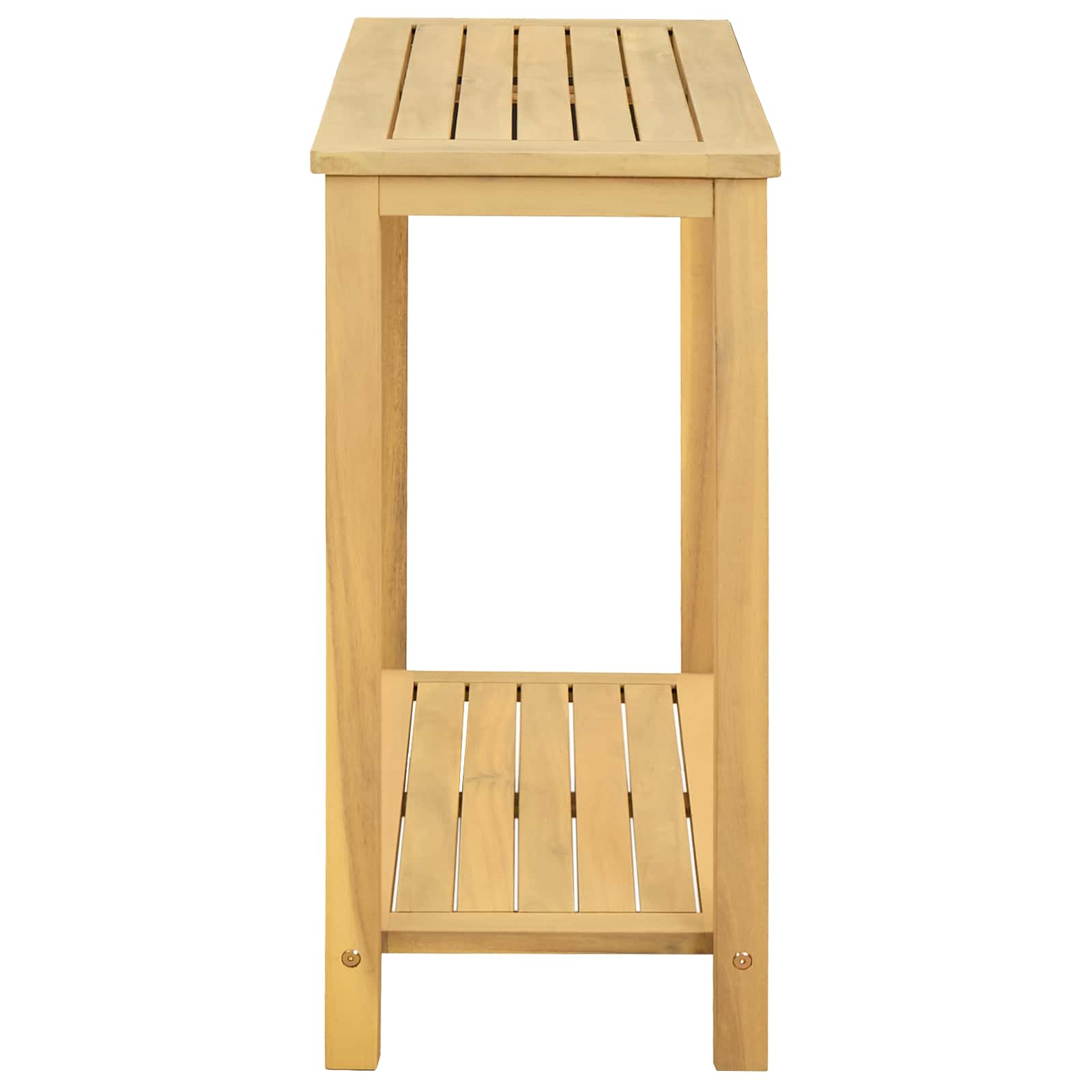 Vrtna konzola s pohranom Svijetla akacija 80 x 35 x 75 cm