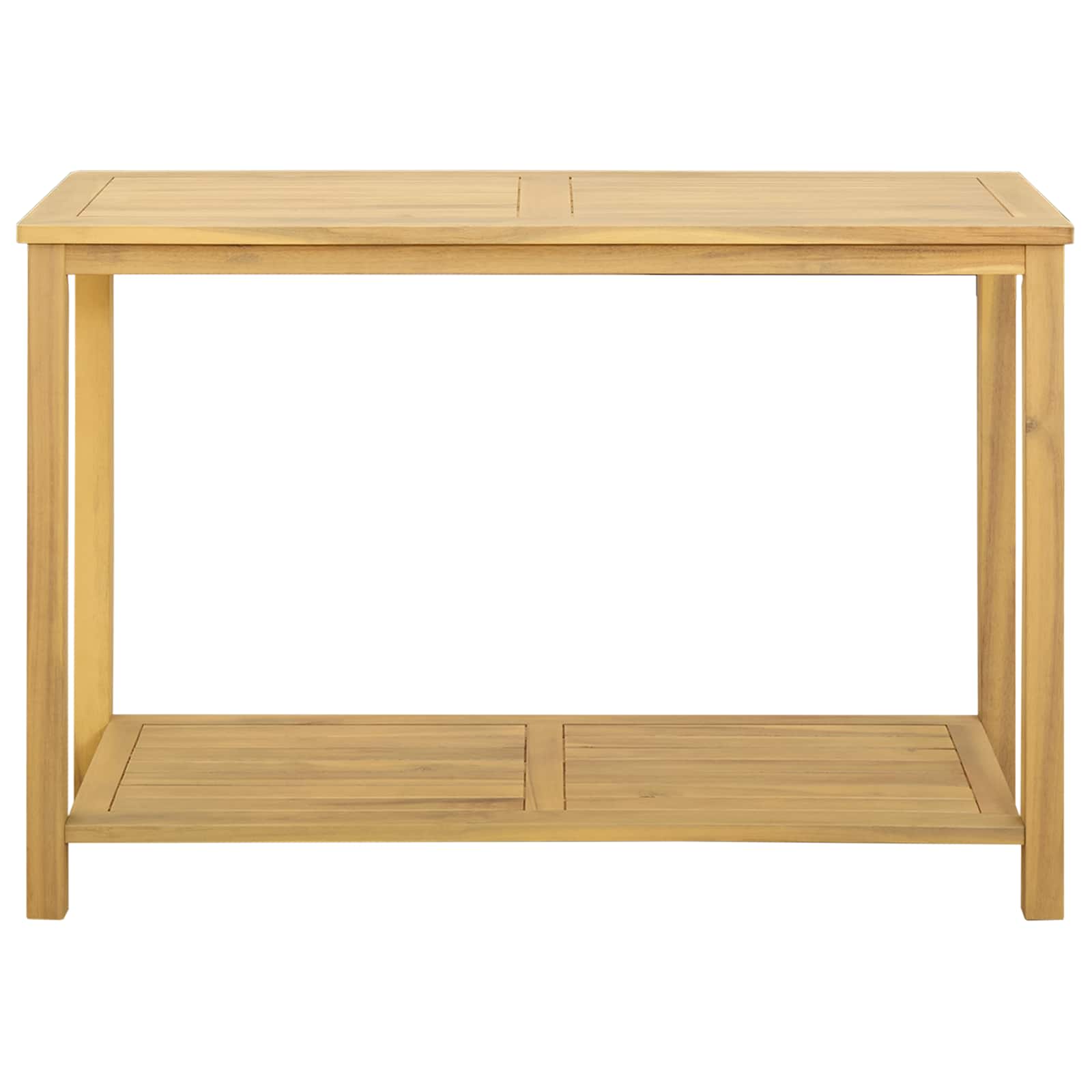 Vrtna konzola Svijetla akacija 110 x 40 x 75 cm