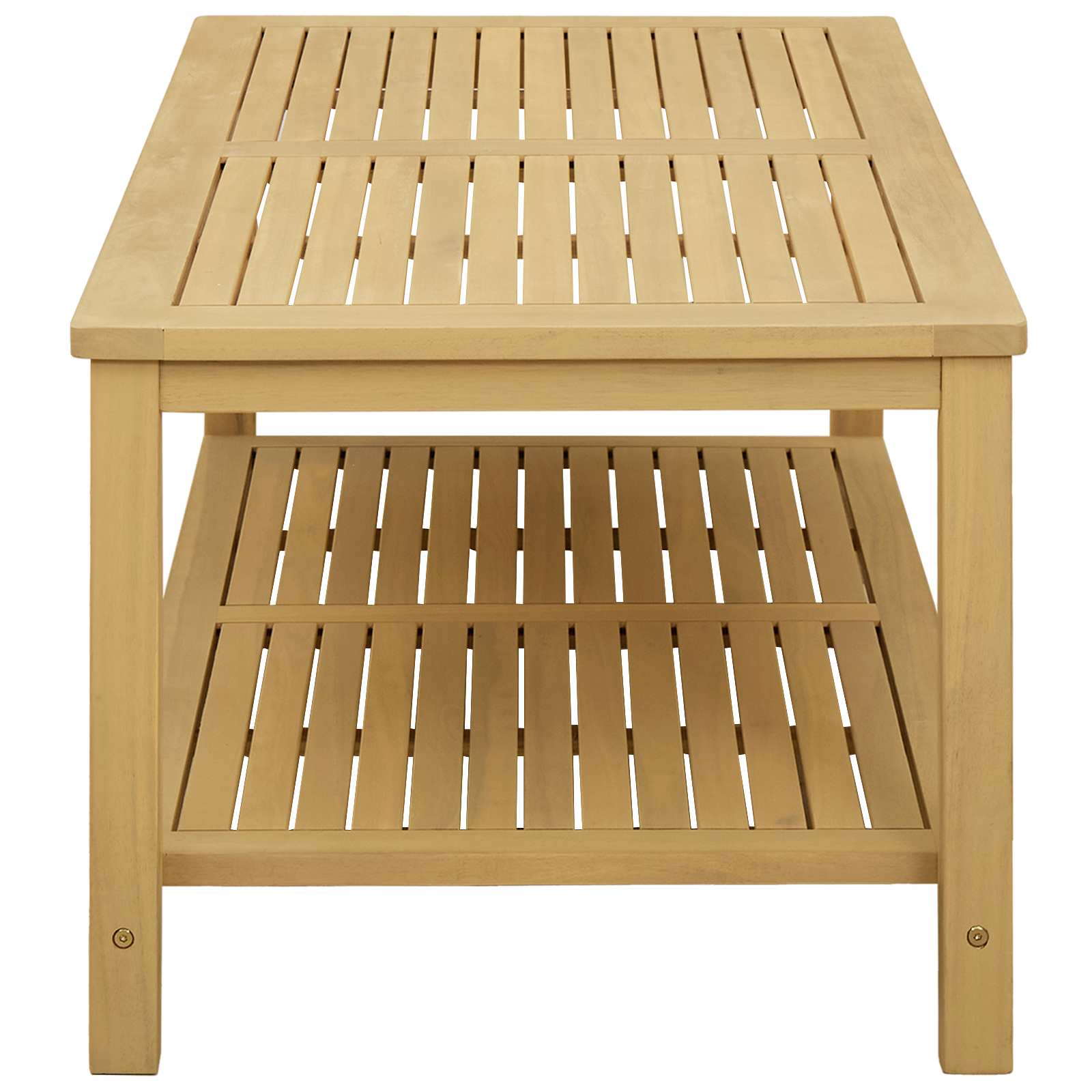 Bocni stol Prirodna nafta 110 x 55 x 45 cm Čvrsto drvo akacije
