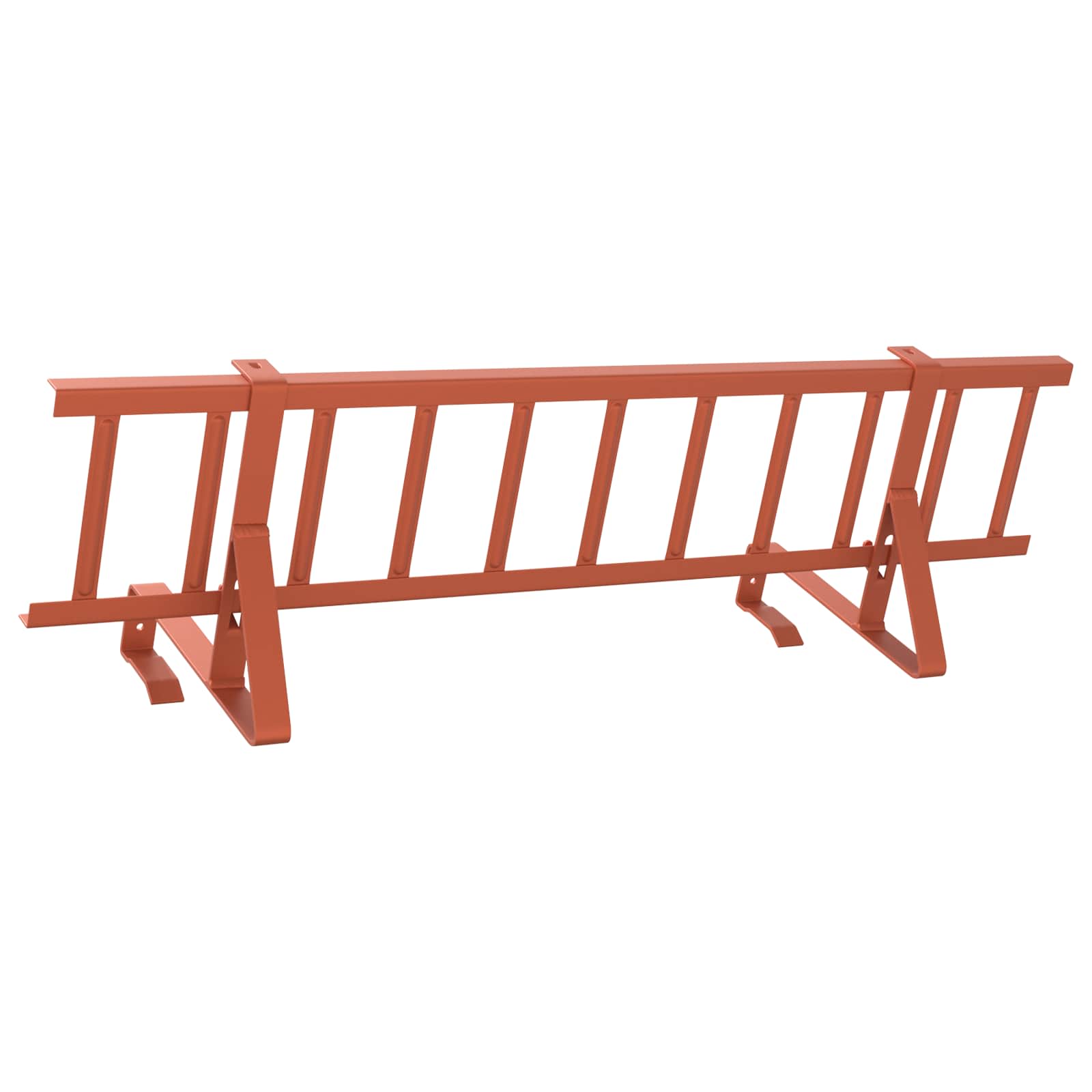 Zaštita od snijega za krov Crvena 800 x 29,5 x 34,5 cm Čelik