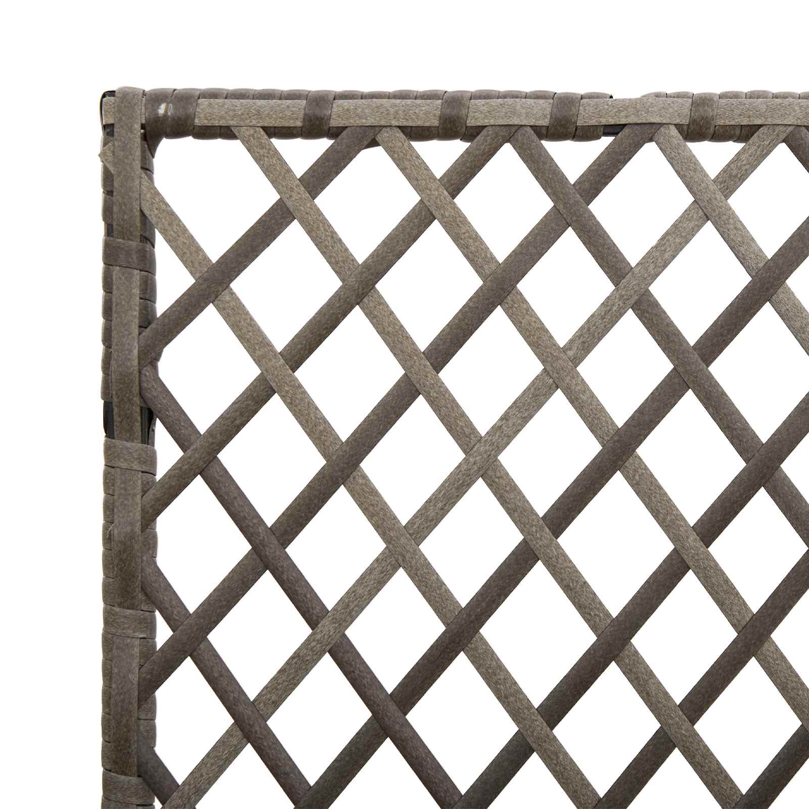 Vrtni saksija s rešetkom Siva 35 x 30 x 135 cm poliratan
