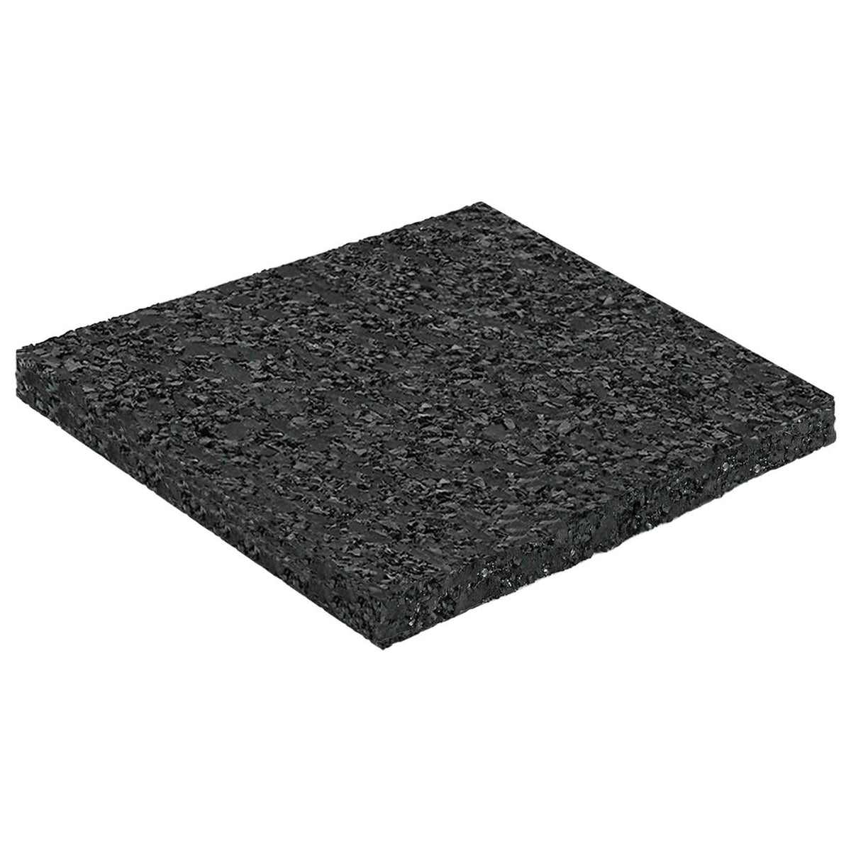Gumenasti granulatni vanjski pod Crna 9 x 9 x 0,6 cm Guma