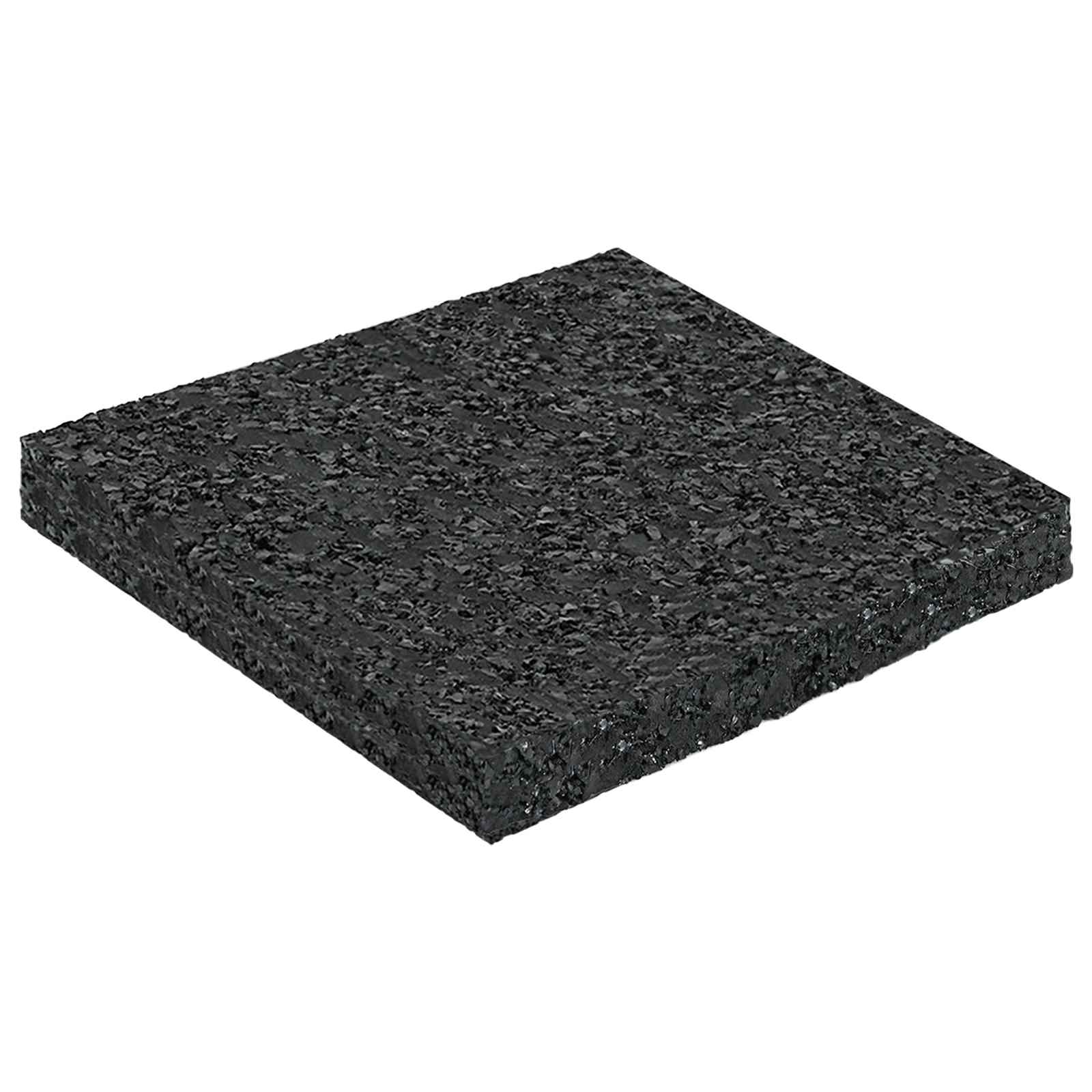Gumenasti granulatni vanjski pod Crna 9 x 9 x 0,8 cm Guma