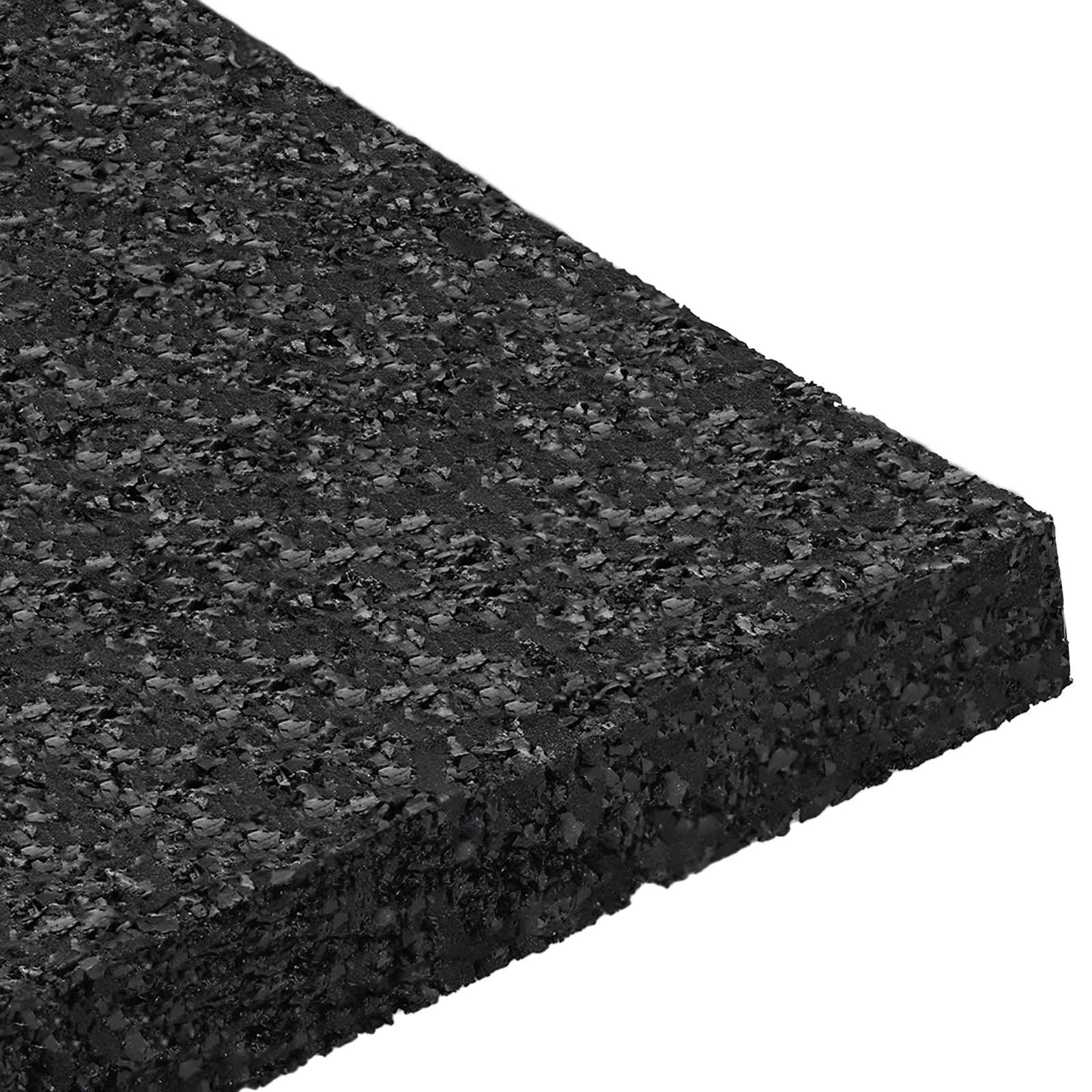 Gumenasti granulatni vanjski pod Crna 9 x 9 x 1 cm Guma