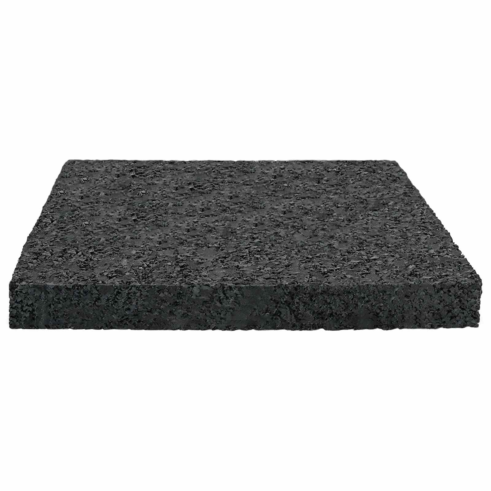Gumenasti granulatni vanjski pod Crna 9 x 9 x 1 cm Guma