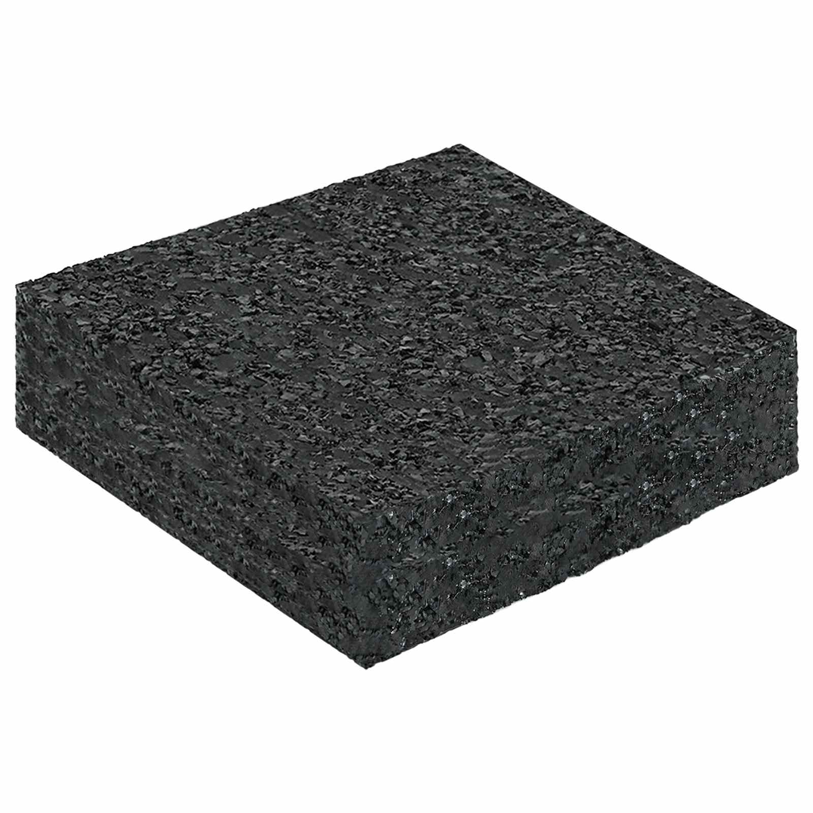 Gumenasti granulatni vanjski pod Crna 9 x 9 x 2 cm Guma