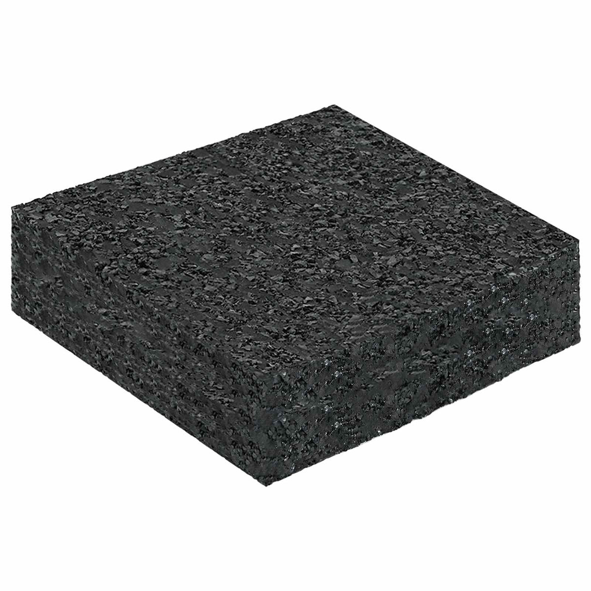 Gumenasti granulatni vanjski pod Crna 9 x 9 x 2 cm Guma